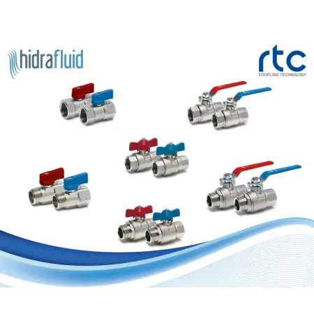 VÁLVULA BOLA KVFM, KVFF, TVFM, TVFF, SVFM Y SVFF RTC COUPLINGS