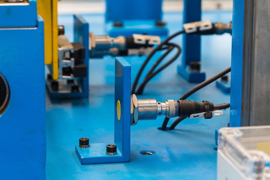 Sensor electromagnético conectado
